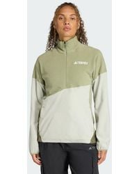 adidas - Terrex Multi Climawarm Fleece Anorak - Lyst