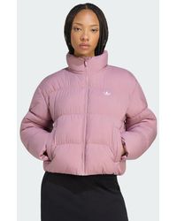 adidas - Short Padded Jacket - Lyst