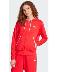 adidas - Essentials Color Pop French Terry Full-Zip Hoodie - Lyst