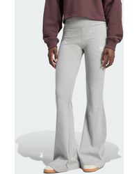 adidas - Essentials Rib Flared Leggings - Lyst