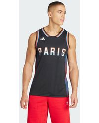 adidas - Paris Basketball AEROREADY Jersey - Lyst