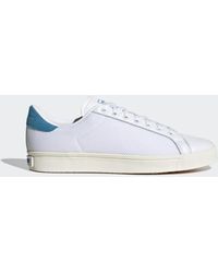 Zapatillas Rod Laver blancas y azul marino colegial adidas de Cuero de  color Blanco para hombre | Lyst