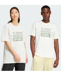 adidas - Lounge Verbiage Graphic Tee - Lyst