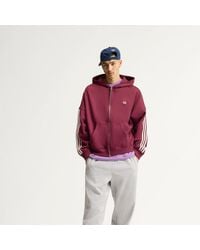 adidas - Adisignature 3 Stripes Full Zip Hoodie - Lyst