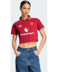 adidas - Manchester United 26/27 Home Jersey Crop - Lyst
