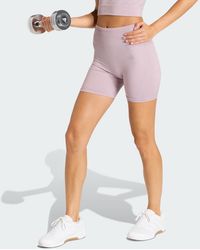 adidas - Workout Essentials 4 Inch Leggings Knit - Lyst
