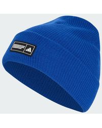 adidas - Essentials Label Beanie Mit Umschlag - Lyst