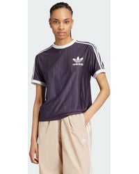 adidas - Adicolor 3-Streifen Pinstripe T-Shirt - Lyst