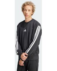 adidas - Essentials 3-Stripes French Terry Sweatshirt - Lyst