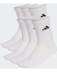 adidas - Cushioned Crew Socks 6 Pair Pack - Lyst