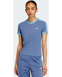 adidas - 3-Stripes Slim T-Shirt - Lyst