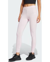 adidas - Essentials Linear Cotton Leggings - Lyst