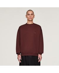 adidas - Y-3 Brushed Terry Crew Sweatshirt - Lyst