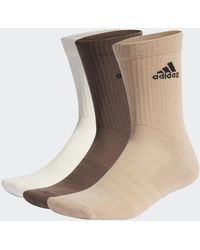 adidas - Cushioned Crew Socks 3 Pairs - Lyst