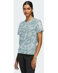 adidas - Own The Run Allover Print T-Shirt - Lyst