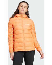 adidas - Terrex Multi Light Down Hooded Jacket - Lyst