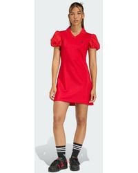 adidas - Dress With Balloon Sleeves - Lyst