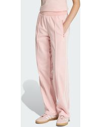 adidas - Firebird Track Pants With Knitted Crochet Details - Lyst