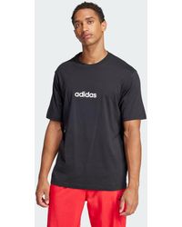 adidas - Camiseta Essentials Linear Single Jersey - Lyst