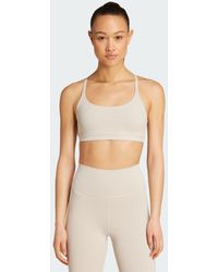adidas - All Me Light Support Sport-Bh - Lyst
