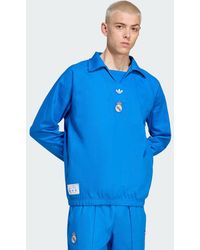 adidas - Real Madrid Terrace Icons Drill Sweatshirt - Lyst