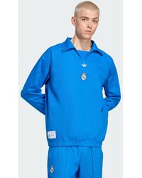 adidas - Sudadera Drill Real Madrid Terrace Icons - Lyst