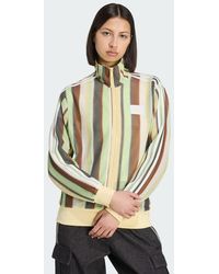 adidas - Originals Summer Glow Knitted Firebird Track Top - Lyst
