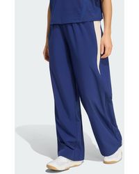 adidas - Hyperglam Color Block Wide Woven Joggers - Lyst