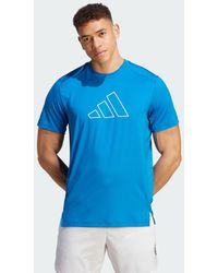 adidas - Train Icons Big Logo Training T-Shirt - Lyst