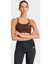 adidas - Optime Essentials Workout Light Support Bra - Lyst