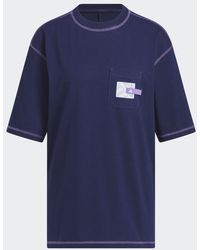 adidas - Sport Statement Boyfriend Pocket T-Shirt - Lyst