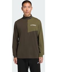 adidas - Terrex Multi Climacool 1/2 Zip Long Sleeve Long-Sleeve Top - Lyst