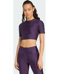 adidas - Workout Essentials Tee Shine - Lyst