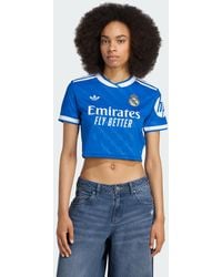adidas Originals - Real Madrid 25/26 Cropped Third Jersey - Lyst