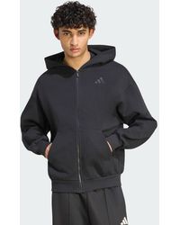 adidas - Kit Small Logo Full-Zip Hoodie - Lyst