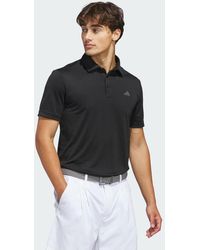 adidas - Performance Solid Polo Shirt - Lyst