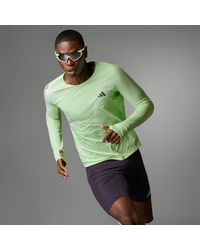 adidas - Adizero Running Long Sleeve Long-sleeve Top - Lyst