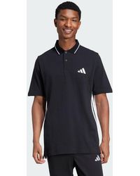 adidas - Essentials 3-Stripes Piqué Polo Shirt - Lyst