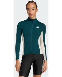adidas - Tempo Maglia Da Ciclismo A Maniche Lunghe 3 Strisce - Lyst
