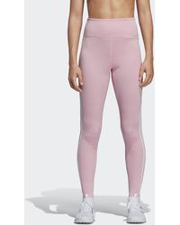 adidas Design 2 Move 3 stripes High rise Long Leggings in adidas Design 2 Move 3 stripes High rise Long Leggings in