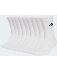 adidas - Essentials Cushioned Crew Sock 10Pp - Lyst