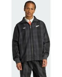 adidas - Originals &Amp; All Blacks Plaid Woven Firebird Track Track Top - Lyst