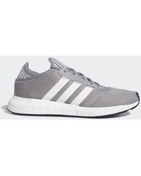 adidas Neoprene Swift Run Barrier Shoes in Grey (Gray) - Lyst