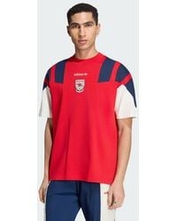 adidas Originals - T-Shirt Adidas Arsenal Fc Eqt T-Shirt Better Scarlet/ Off - Lyst