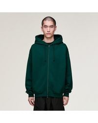 adidas - Y-3 Brushed Terry Zip Hoodie - Lyst