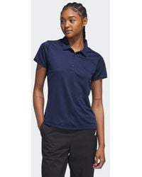 adidas - Women's Solid Performance Short Sleeve Polo Shirt - Lyst
