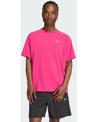 adidas - Tech Trefoil Essentials Polyester T-Shirt - Lyst