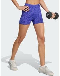 adidas - Optimé Snake Short Leggings - Lyst
