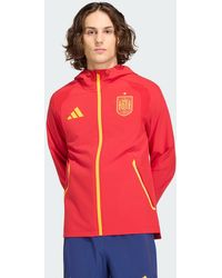 adidas - Spain Tiro Travel Full Zip Windbreaker Jacket - Lyst