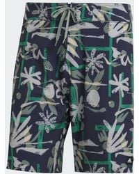 adidas - Seasonal Floral Beach Tech Shorts - Lyst